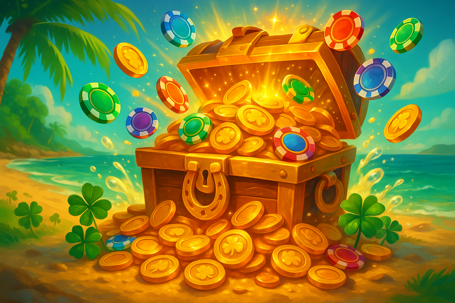 Bonus de bienvenue HolyLuck 500&euro; + 100 tours, toute l'annee