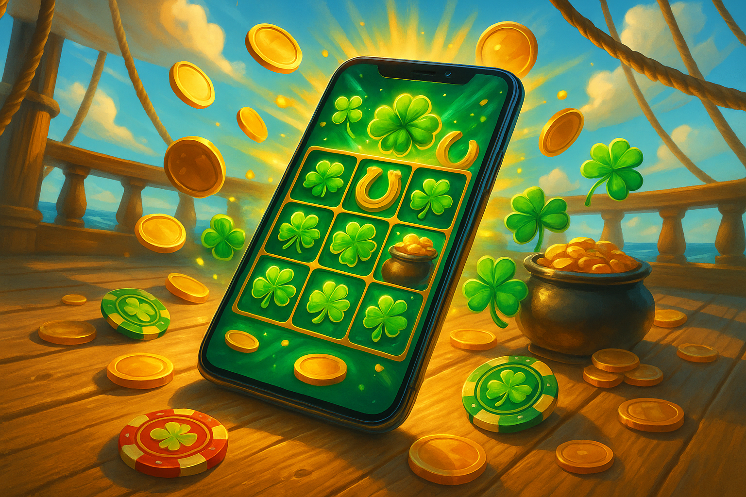 Application mobile PWA HolyLuck, toute l'annee
